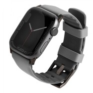Ремешок Uniq для Apple Watch 49/45/44/42 mm Linus Airosoft silicone strap Grey