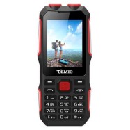 Телефон OLMIO X02, 2 SIM, черный/красный