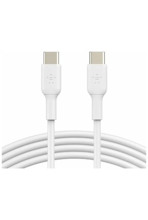 Кабель Belkin USB-C - USB-C 1м, пластик, белый (CAB003bt1MWH)