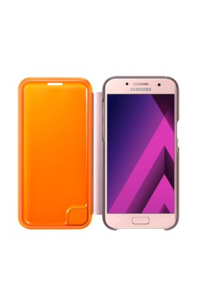 Чехол для Samsung A320 (Galaxy A3 2017) Neon Flip Cover, Pink