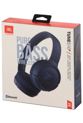 Наушники накладные JBL T510BTBLU, синий