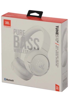 Наушники накладные JBL T510BTWHT, белый