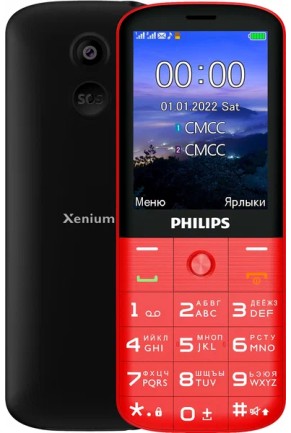 Мобильный телефон Philips E227 Xenium (Red)