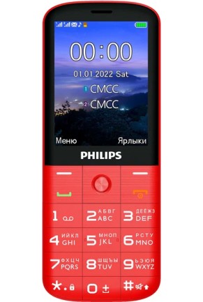 Мобильный телефон Philips E227 Xenium (Red)