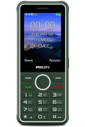 Мобильный телефон Philips E2301 Xenium (Green)