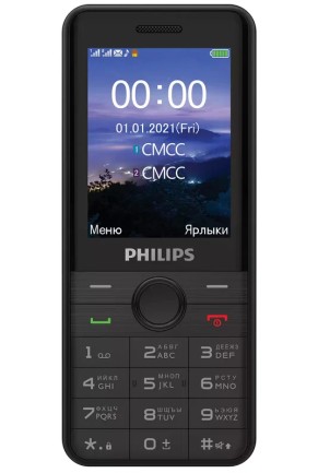 Мобильный телефон Philips E172 Xenium (Black)