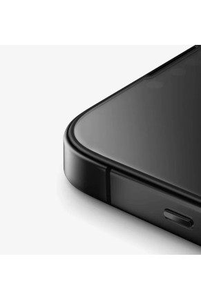 Стекло Uniq для iPhone 15 Pro OPTIX Matte Clear/Black (+installer)