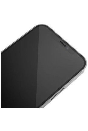 Стекло BLUEO для iPhone 12 Pro Max, 2.5D Silk full cover Narrow (с рамкой), 0.26 Black