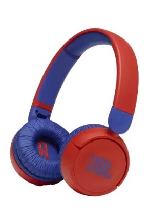 Наушники накладные JBL JR310 BT, беспроводные, красный