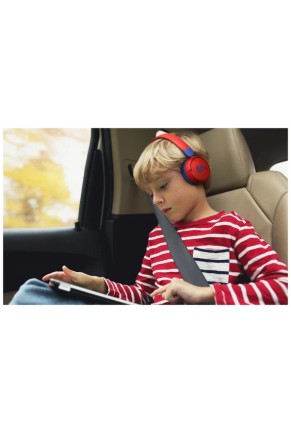 Наушники накладные JBL JR310 BT, беспроводные, красный