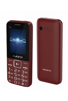 Сотовый телефон Maxvi P2 Wine-Red