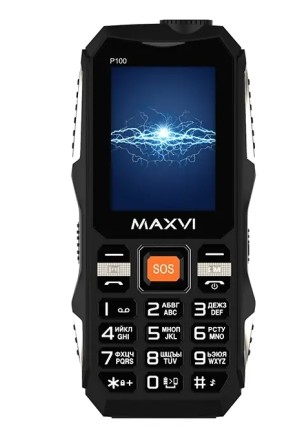 Сотовый телефон Maxvi P100 Black