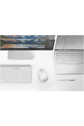 Мышь Xiaomi Мышь беспроводная Mi Dual Mode Wireless Mouse Silent Edition (White) (HLK4040GL)